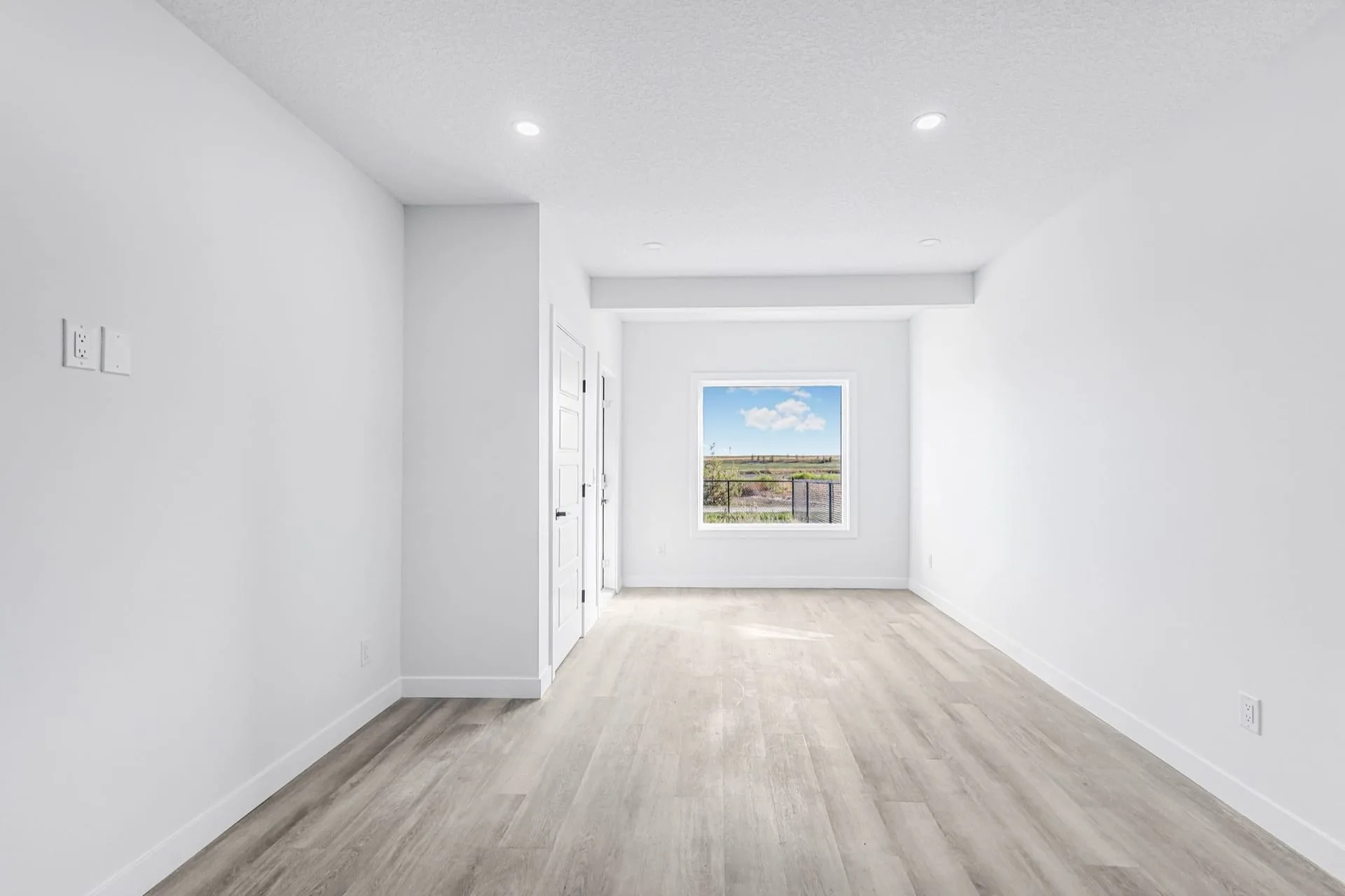Completed Calgary legal suite living space by OAF Construction